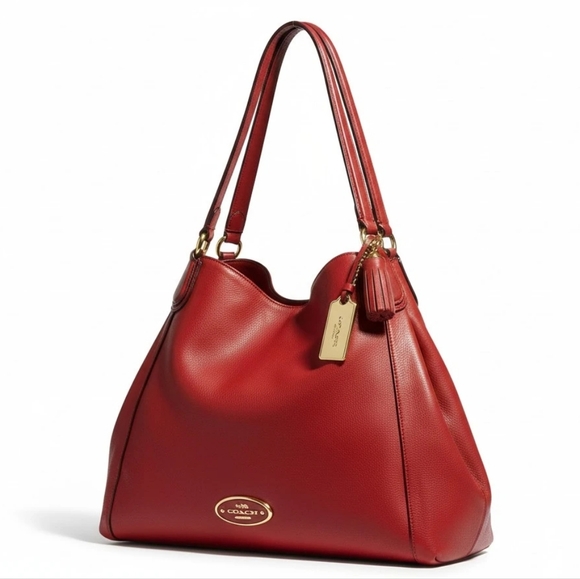 Coach Handbags - Coach Edie 31 Pebbled Leather Shoulder Bag